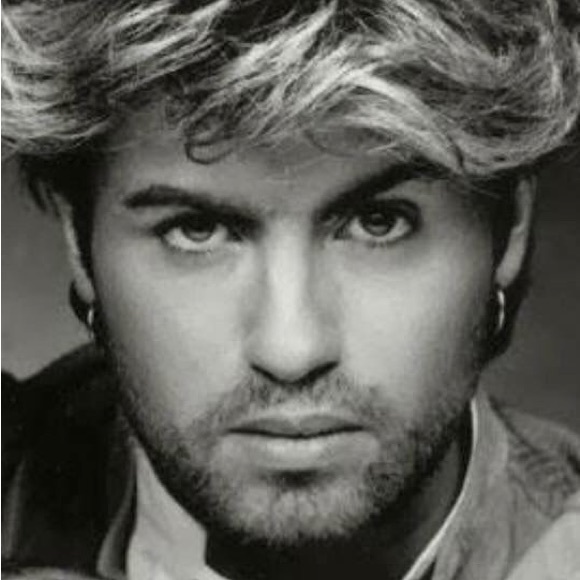 GEORGE MICHAEL Gorgeous B&W 8X10 Framed Photo - Picture 3 of 7